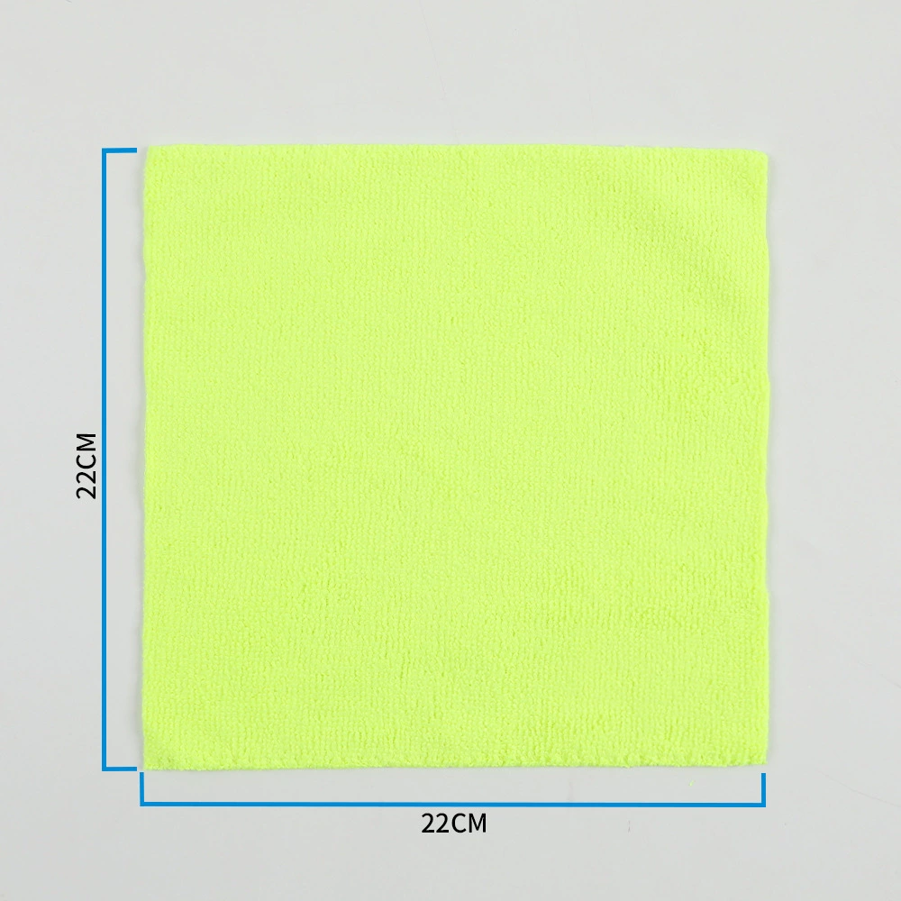 Микрофибровая вытяжная салфетка, 22×22 см, зелёная, коробка 20 шт.