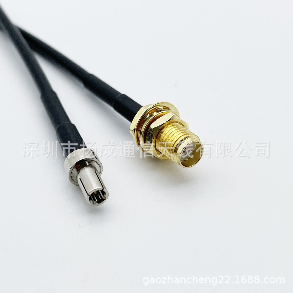 同轴射频转接线延长线SMA-K母头转TS9/S197 华为网卡转接线RG174