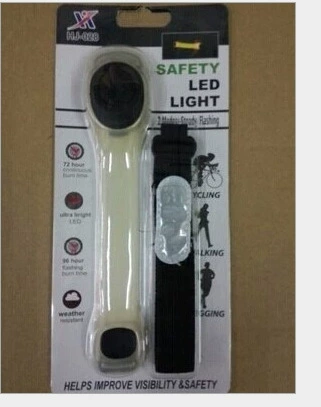 伏击者 Bicycle lighting warning lights sports tie arms binding arm silicone light // hj-028 leg protection lamp