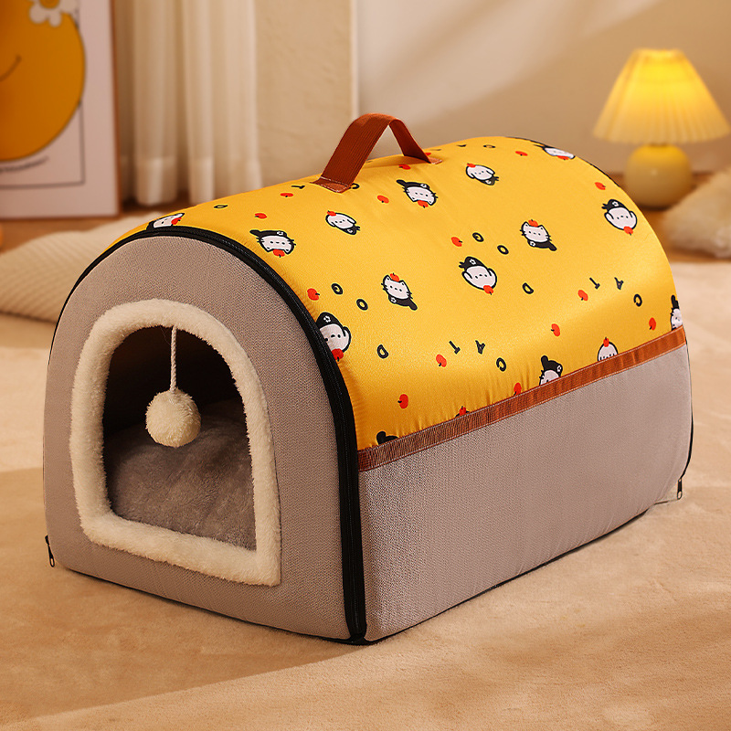 Popular Pet House Nido invierno cálido semicerrado gato nido Casa de perro suministros para mascotas nido de perro transfronterizo al por mayor