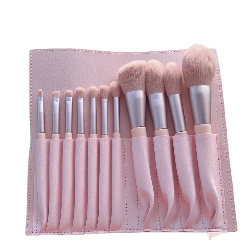 Nuevo producto con regalo: Set de 11 brochas de maquillaje Fei Zi Xiao color rosa, 11 brochas de maquillaje, herramientas de belleza en stock.