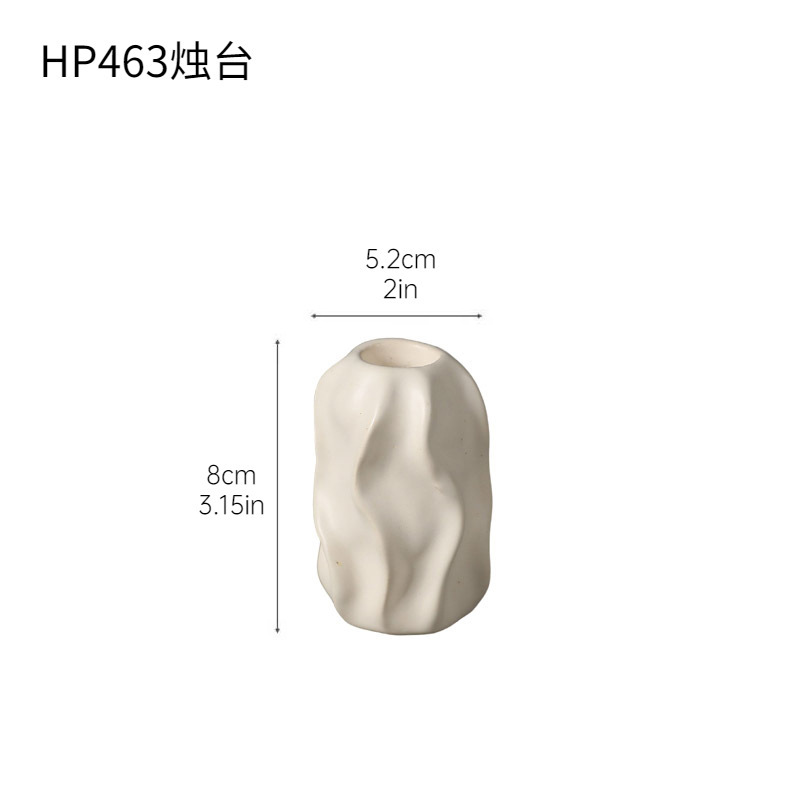 Ins candelabro adornos wabi-Jifeng candelabro estilo crema hogar sala de estar dormitorio mesa de comedor decoración romántica