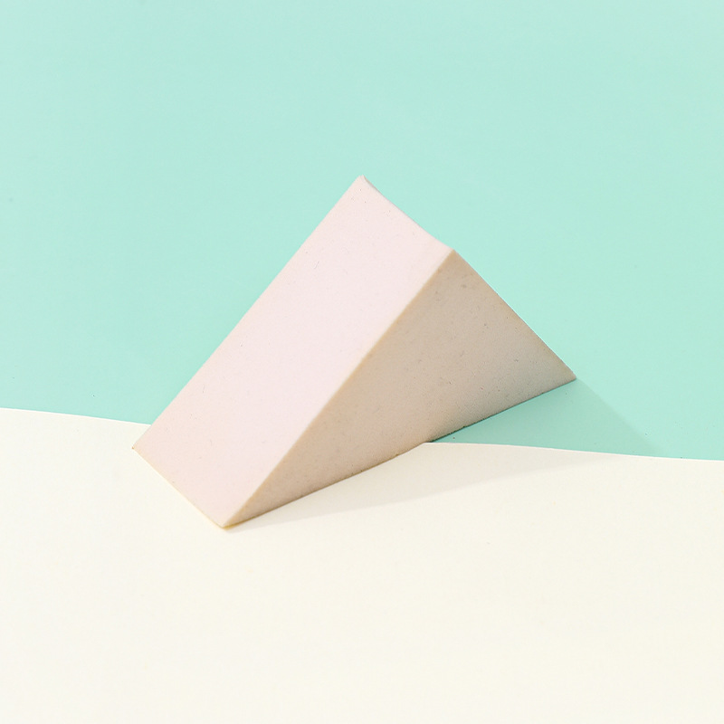 Herramientas especiales de manicuría personalizadas esponja de goma de alta densidad gradiente manicuría blush triángulo esponja