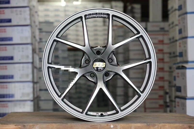for 16/17/18/ 19inch Civic: Hub - 15x65j-grey-silver