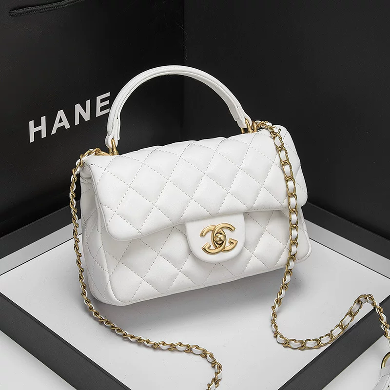 Поясная сумка через плечо, универсальная цепь, стиль Chanel, натуральная кожа