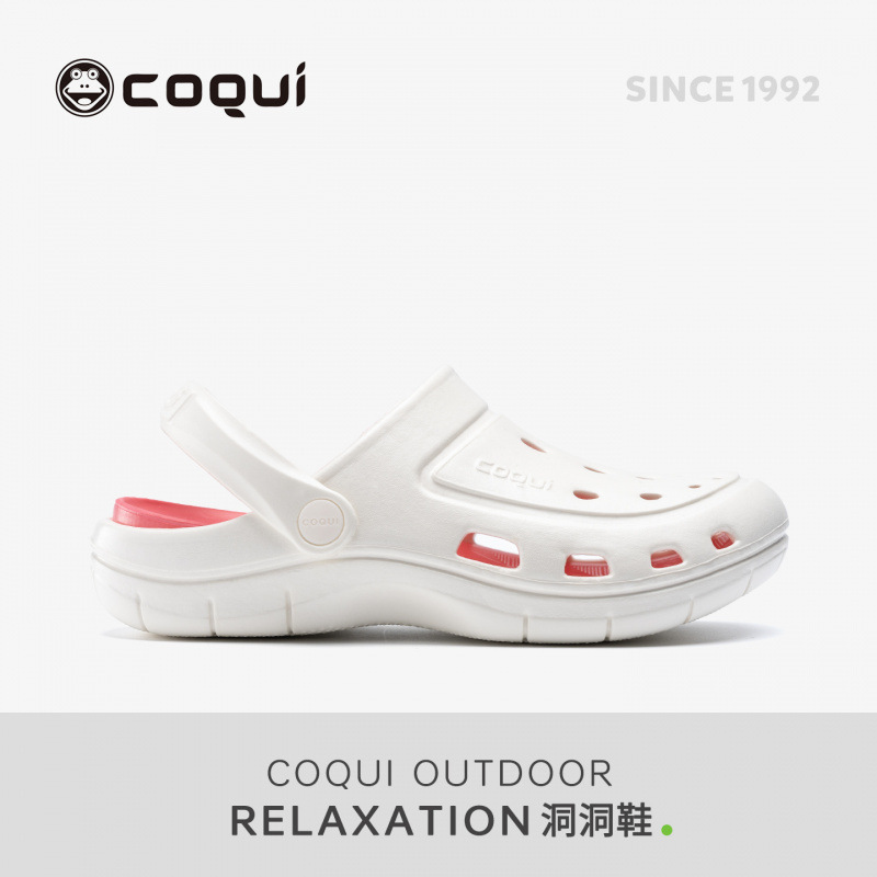 Coqui Cool Clogs Indoor and Outdoor Wear Non-Slip Toe-Toe Thick-Soled Sandals Couple Garden Shoes