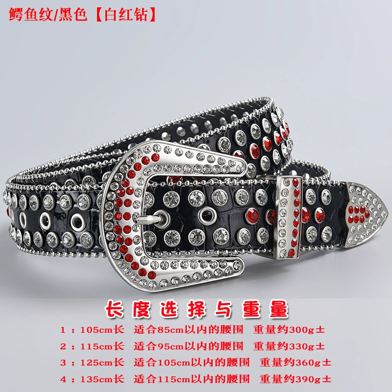 Пояс 3 шт, пояс из акрилового страза в форме diamonds, панк стиль, длины 105–135 см