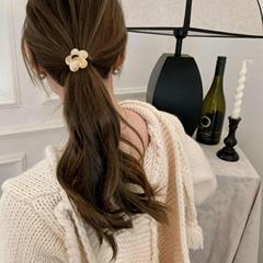 為早春準備的小花發圈清新簡約2023網紅氣質頭繩高彈力牛皮筋髮飾
