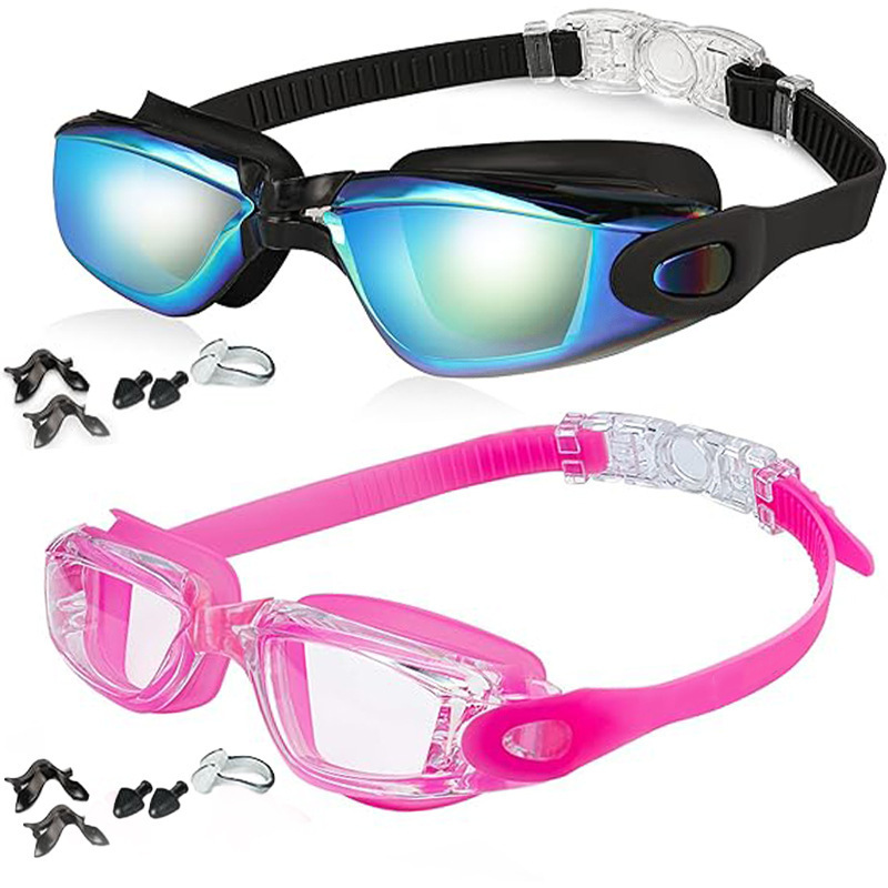 500 블랙 골드 도금 + 로즈 레드 투명 (박스형)