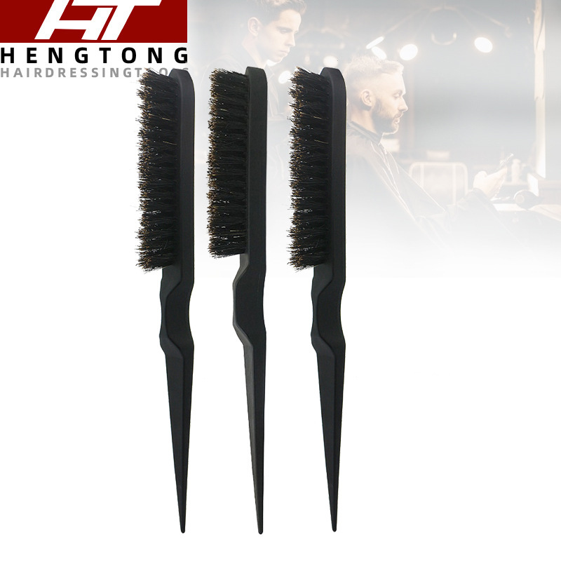 Three rows of fluffy hair comb bristle hair curling comb to create a shape tie hair updo hair cap pointed tail hair comb