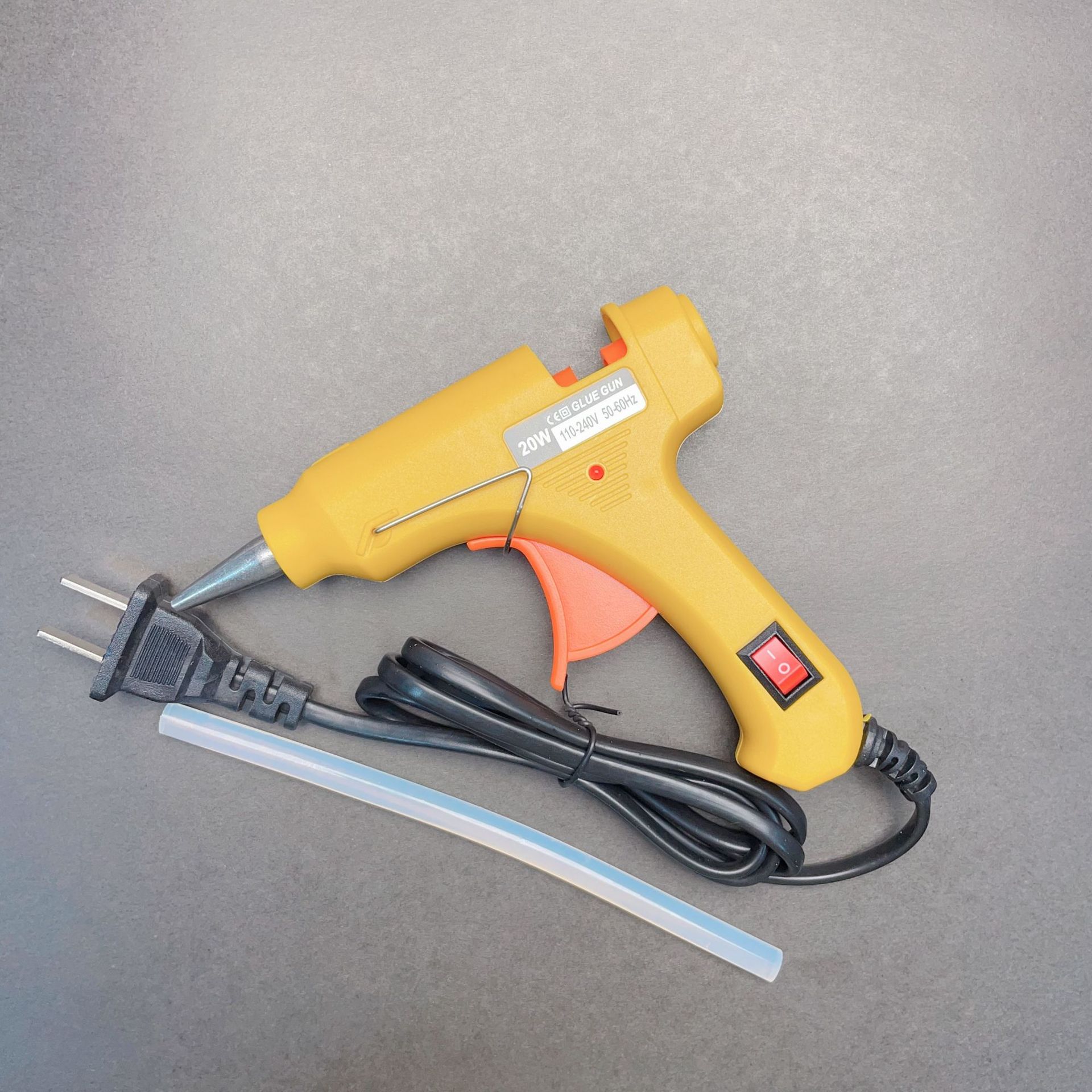 DIY20W pistola de pegamento de fusión en caliente hecha a mano macaron color pistola de pegamento