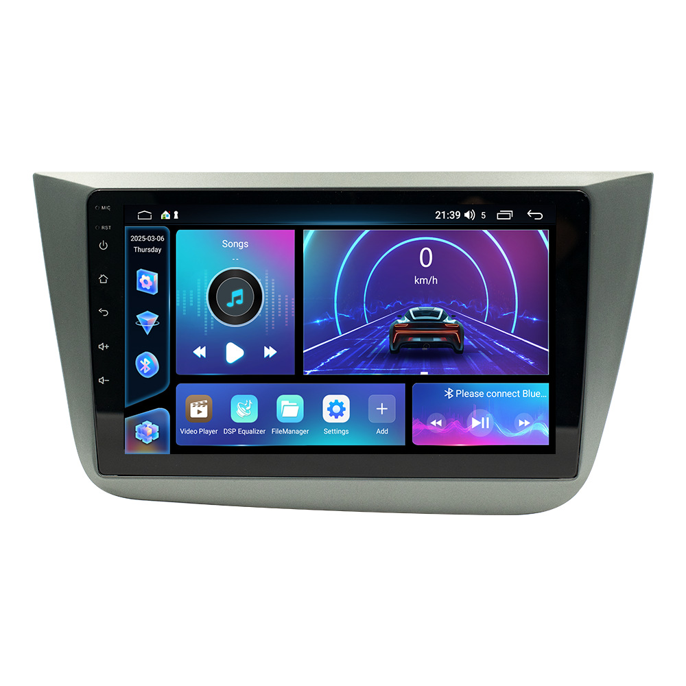 Aplicable a los modelos 04 - 15 de SEAT ALTEA Android navegación de automóviles de control central Fang Yitong cuatro núcleos / ocho núcleos motor de automóviles