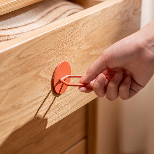 Door and window auxiliary handle cabinet door drawer glass adhesive handle simple punch-free push-pull door handle