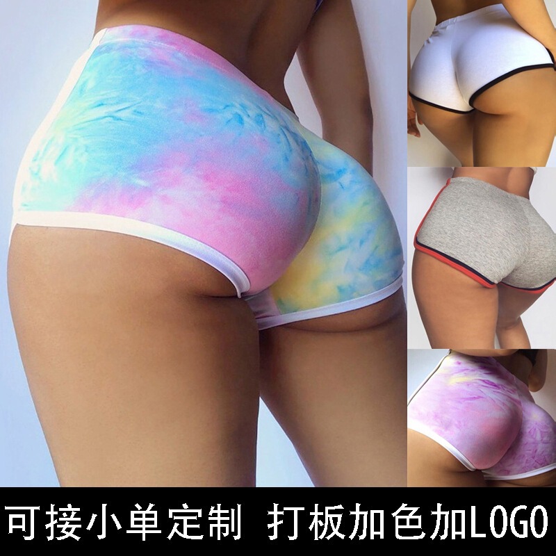 Yoga Short Pants for Women, European and American Style, Amazon, Cross-Border Aliexpress Casual Pants, Tie-Dye