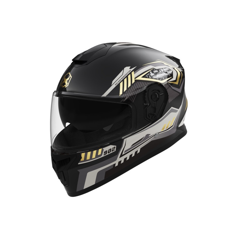 Casco de motocicleta eléctrica transfronteriza personalizado AXK-función para hombres en invierno caliente locomotora batería casco completo para mujeres