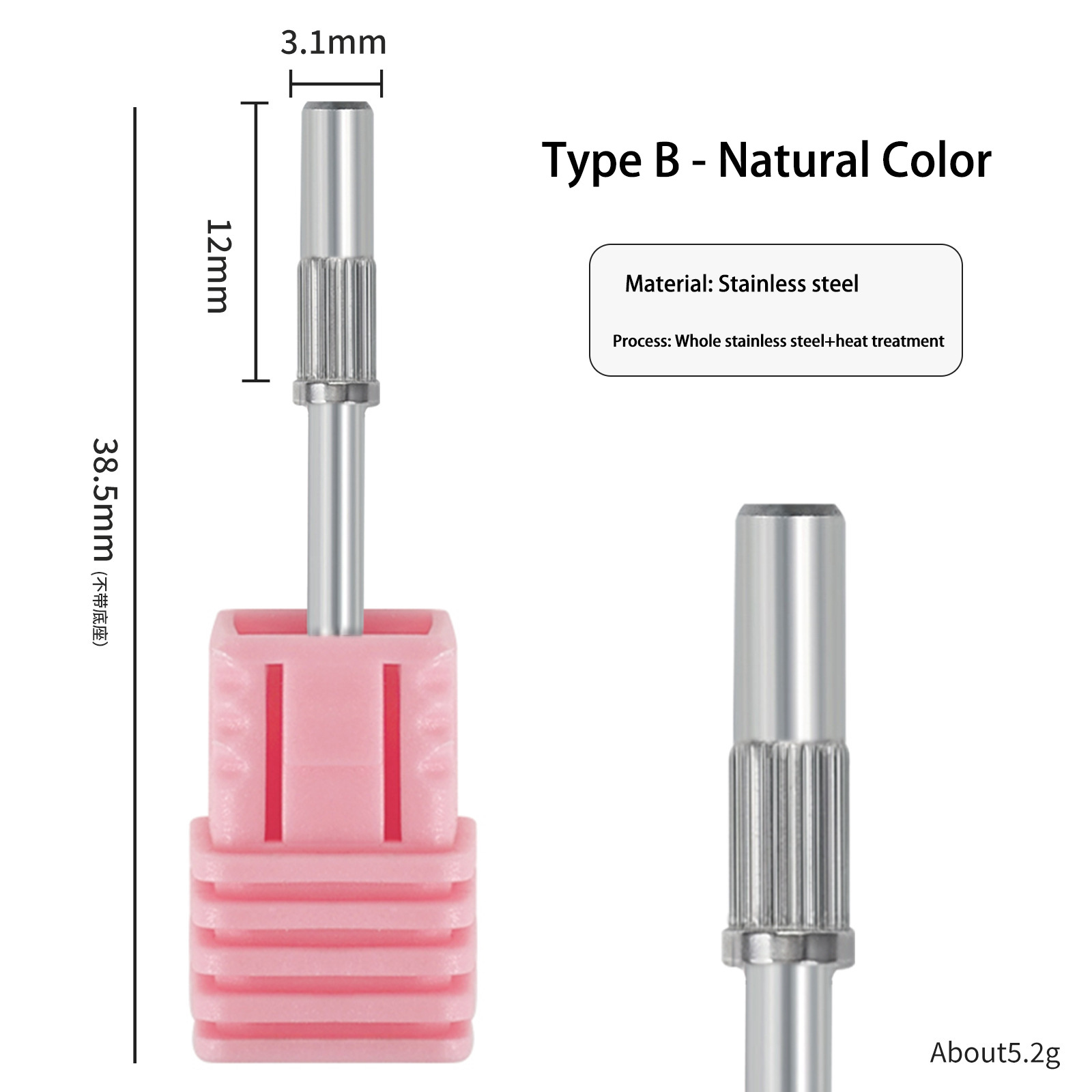 Transfronterizo 3mm manicuras pequeño anillo de arena tallado molienda de uñas para eliminar la piel muerta pretratamiento mini pulido anillo de arena púrpura pequeño