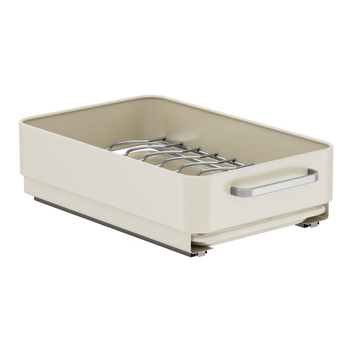 Kitchen cabinet built-in drawer plate and bowl separator plate storage rack pull-out shelf cabinet inside bowl rack storage rack