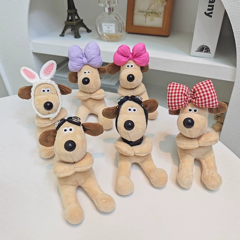 Симпатичная дверная ручка собаки подвеска спальня гостиная плюшевые куклы украшения детской комнаты креативная защита от столкновений куклы