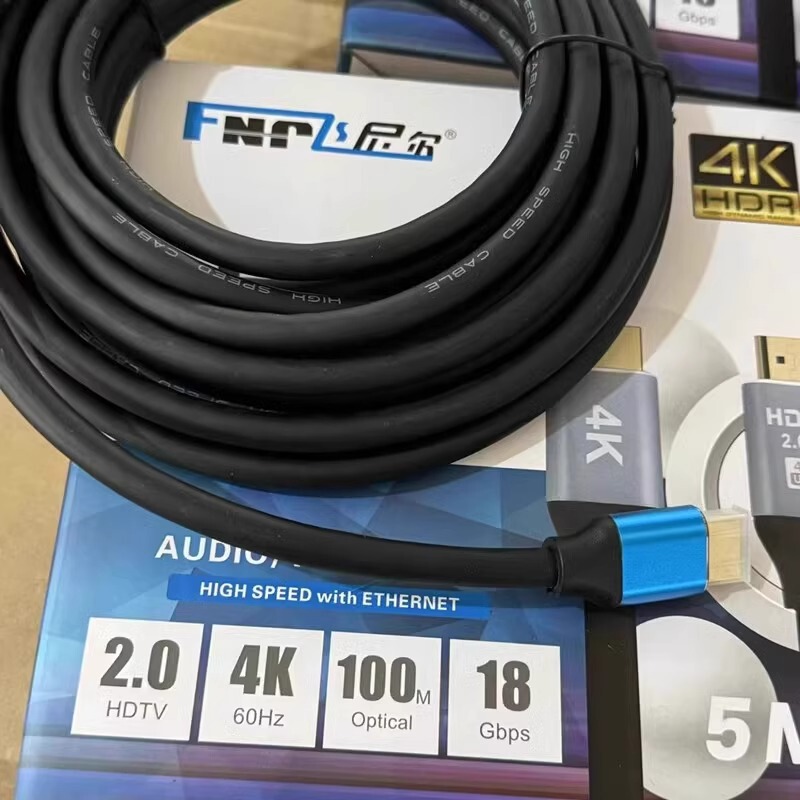 Feinier 4K 2.0HDMI Computer Connection Monitor Projection HD Line HDMI Projector Data Line Promotion Feinier 4K 2.0HDMI Computer Connection Monitor Projection HD Line HDMI Projector Data Line Promotion
