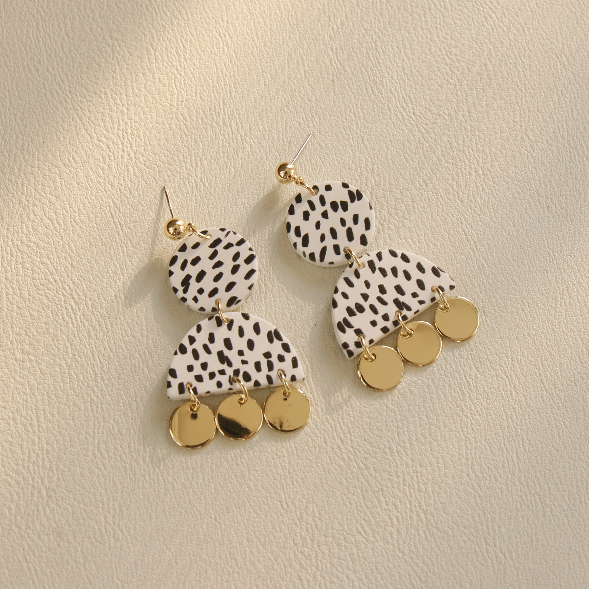 Wholesale Jewelry 1 Pair Beach Water Droplets Arylic Alloy Drop Earrings display picture 2