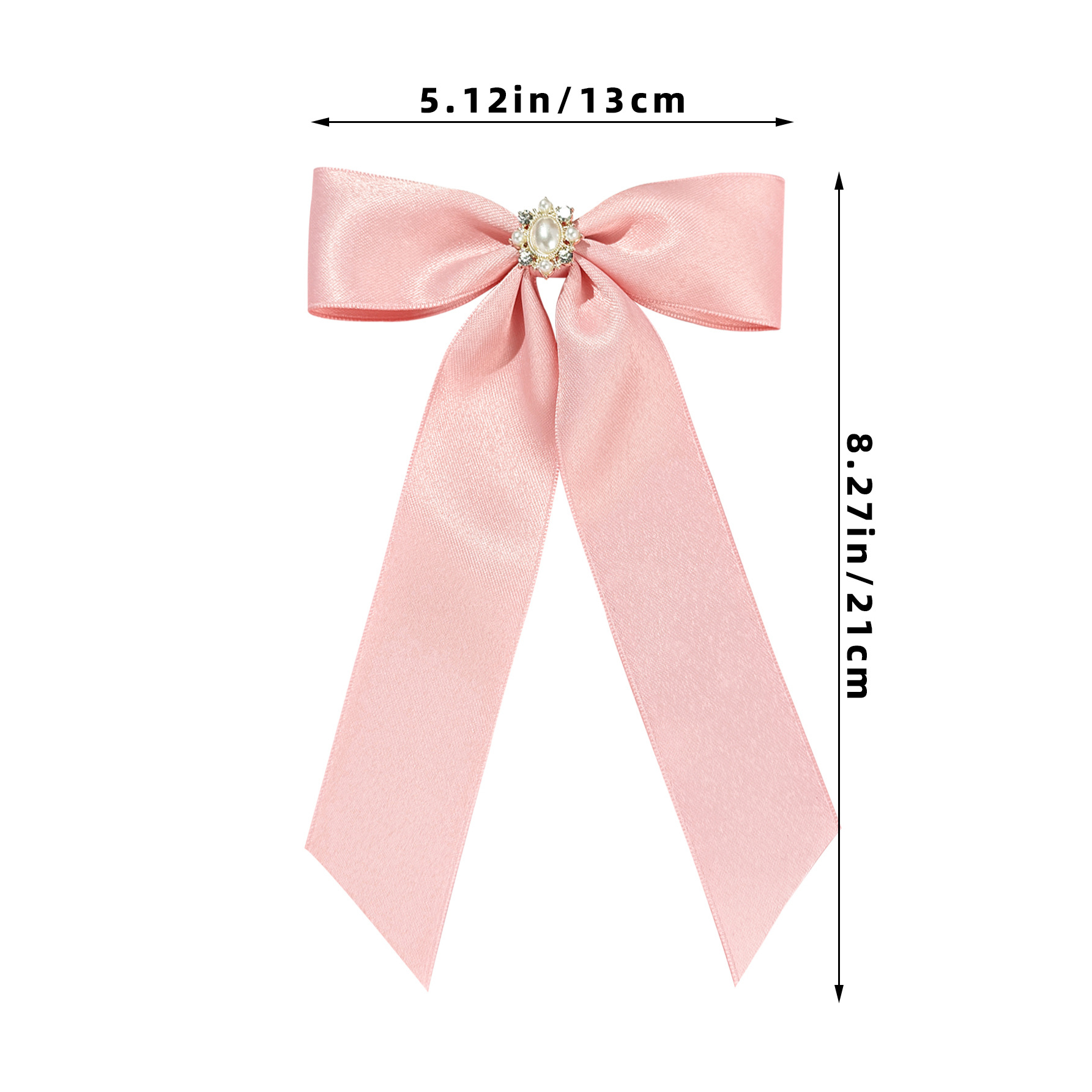 30g Weight Hair Clip Hair Accessories Type Lady Sweet Women's Bow Knot Ribbon Hair Clip