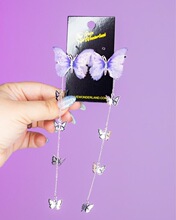 M 75728 Fringe Butterfly Hair Clip ���պ������� ŷ���羳