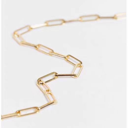S925 Sterling Silver Cuban Interlocking Necklace For Women Elegant_voghion.com