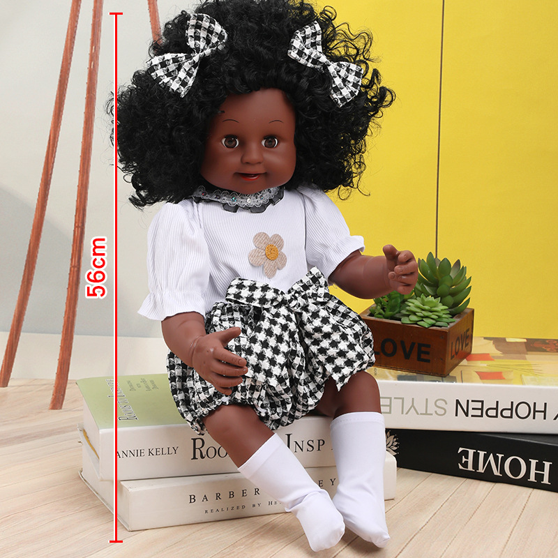 56 cm Rebirth Simulación de regalos de Barbie Baby Soft Girls Toy Set Muñecas para niños