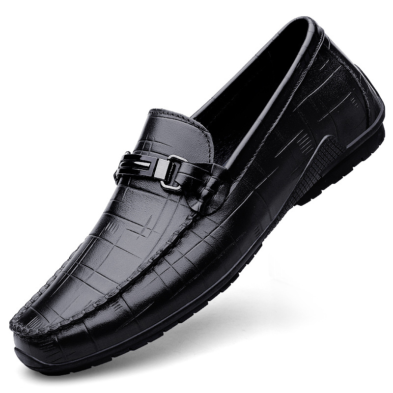 Modische, schlichte, leichte, bequeme, trendige und vielseitige Herren-Slipper im leichten Luxus-Look._voghion.com