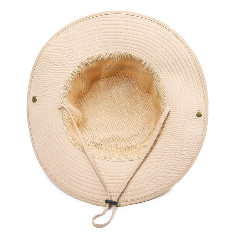 Randonnée Protection solaire Pêcheur Unisexe Vêtements de travail Camping en plein air Escalade Parasol Western Cowboy Style Chapeau_voghion.com