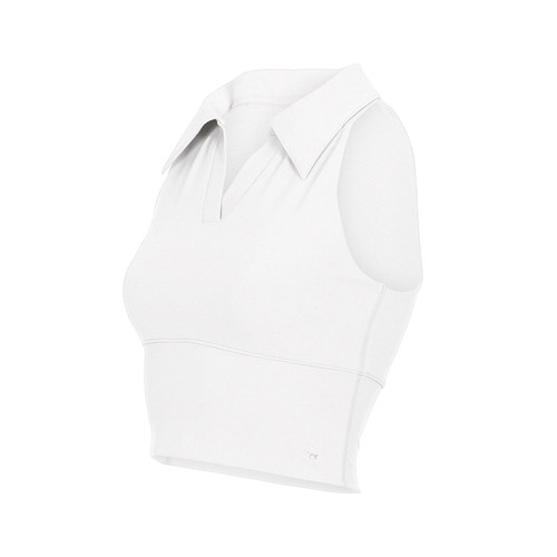 New temperament POLO collar tennis vest breathable sports fitness clothing high elasticity quick drying yoga clothing vest with chest pad