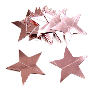 Estrella de cinco puntas Garland cumpleaños fiesta decoración cien días de edad vestido suministros cumpleaños bandera tirar estrella Garland