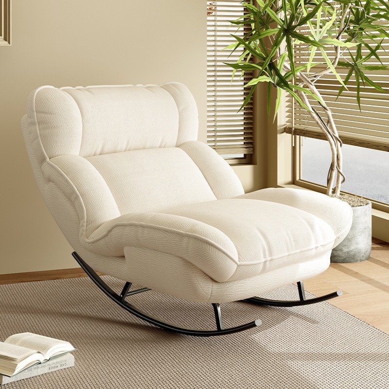 Silla de mecedora balcón doméstico sala de estar ocio sofá de la gente perezosa silla de mecedora para dormir o reclinarse sofá de la gente perezosa