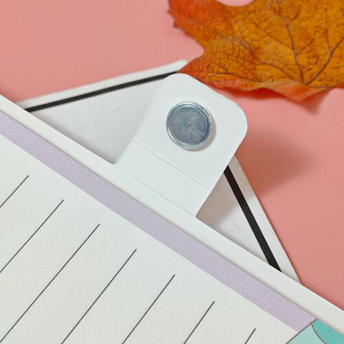 Creative and cute student stationery sticky notes cartoon hot stamping note paper magnetic buckle notepad tearable sticky notes wholesale