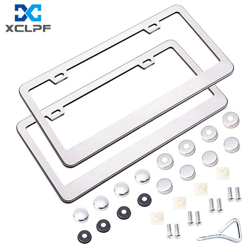 Amazon License Plate Frame American Standard License Plate Frame American Standard License Plate Frame Stainless Steel License Plate Modified Car Supplies