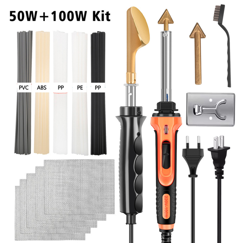 Complete Set of Car Bumper Repair Tools, Plastic Crack Welding and Repair Electric Soldering Iron Smoothing Combination Set Complete Set of Car Bumper Repair Tools, Plastic Crack Welding and Repair Electric Soldering Iron Smoothing Combination Set