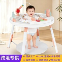 新品婴幼儿宝宝多功能三合一欢乐跳跳椅灯光音乐脚踏垫玩具