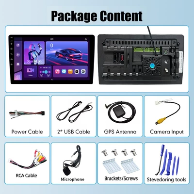 Control Screen Android Universal DVD Navigation - 101inch-shop-standard-gadgets-116gbcarpaly-4-core-wifi-version