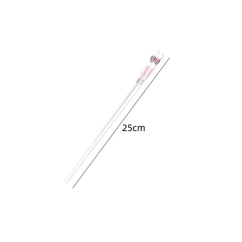 Disney Mickey Series Palillos de cerámica para el hogar Palillos para niños antibacterianos, antimoho y antideslizantes Vajilla de dibujos animados de alto valor