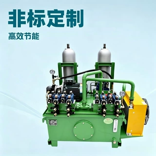 和订做压铸机配套液压系统5.5KW+R1泵站厂家油泵注塑机液压泵电机