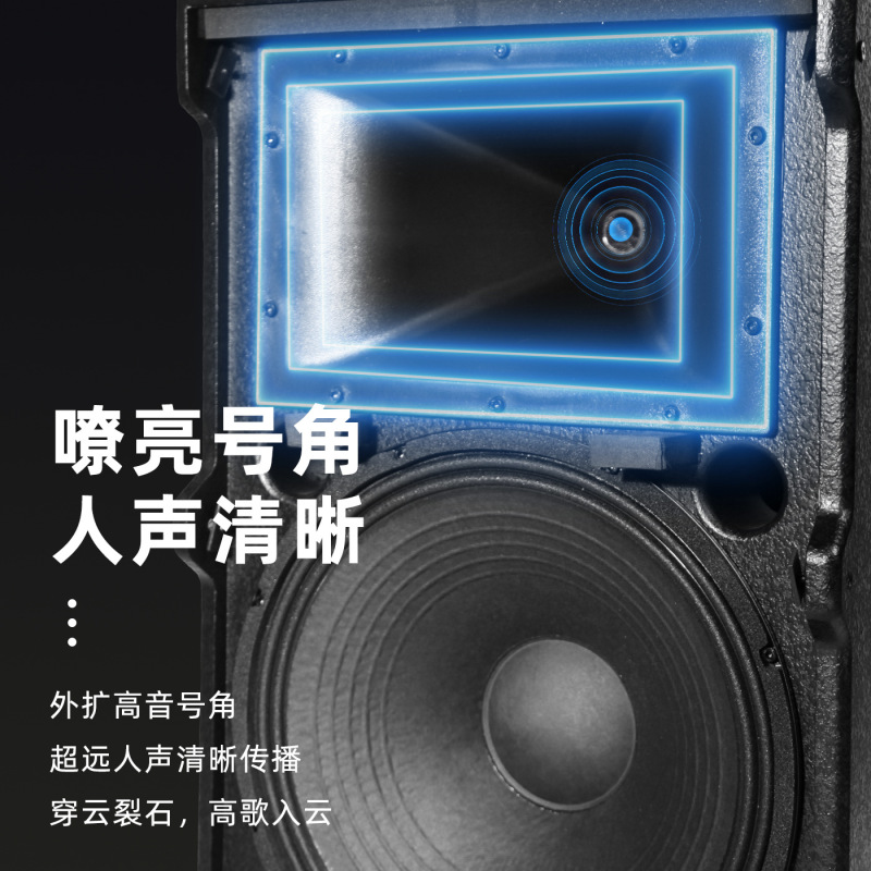 专业工程音箱单双12/15寸演出婚庆会议KTV酒吧大功率舞台音响套装|undefined