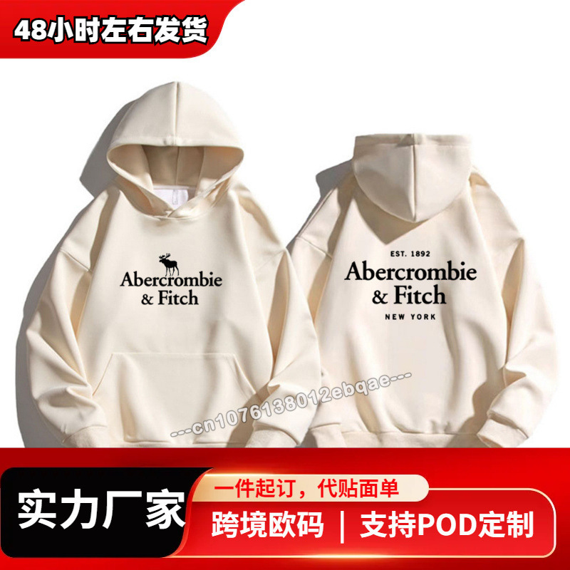 【Cross-Border European Sizes】Abercrombie Hoodies for Mens Winter Oversized Ma 【Cross-Border European Sizes】Abercrombie Hoodies for Mens Winter Oversized Ma