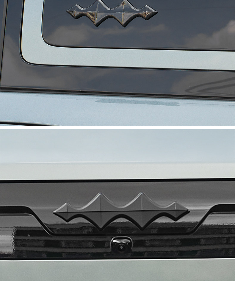 Suitable for Fangchengbao Titanium 7 car logo decorative stickers, front grille, car blackening, car logo stickers, and decorative accessories