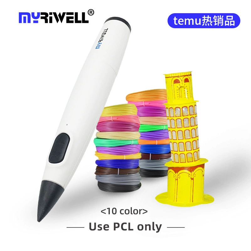Myriwell Mai Rui RP-300B lápiz mágico Ma Liang lápiz de impresión 3D TEMU 3d pen pincel de graffiti multifuncional