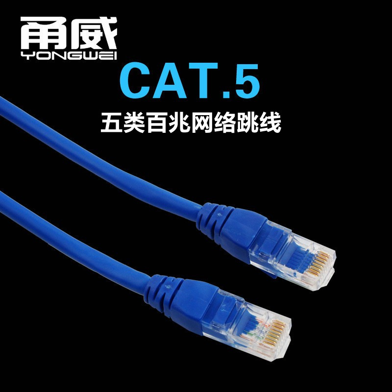 Yongwei Class 5/Super Class 5 Network Cable CAT5/CAT5e 100 M Network Jumper Computer Switch Network Cable