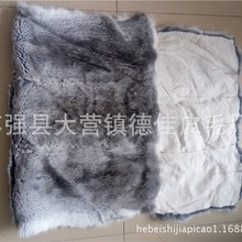 厂家批发家兔拔针毯子褥子剪针褥子DIY皮草毛领百搭服装原料 家兔