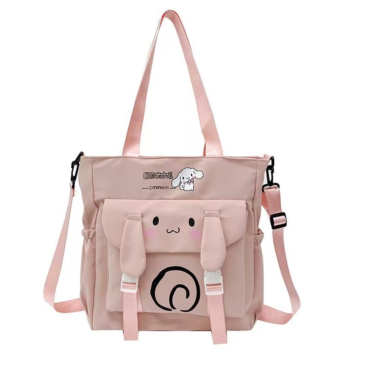 2024 estudiantes bolso de estilo explosivo simple y de gran capacidad nuevo bolso de mensajero de un solo hombro de moda para mujer bolso de viaje