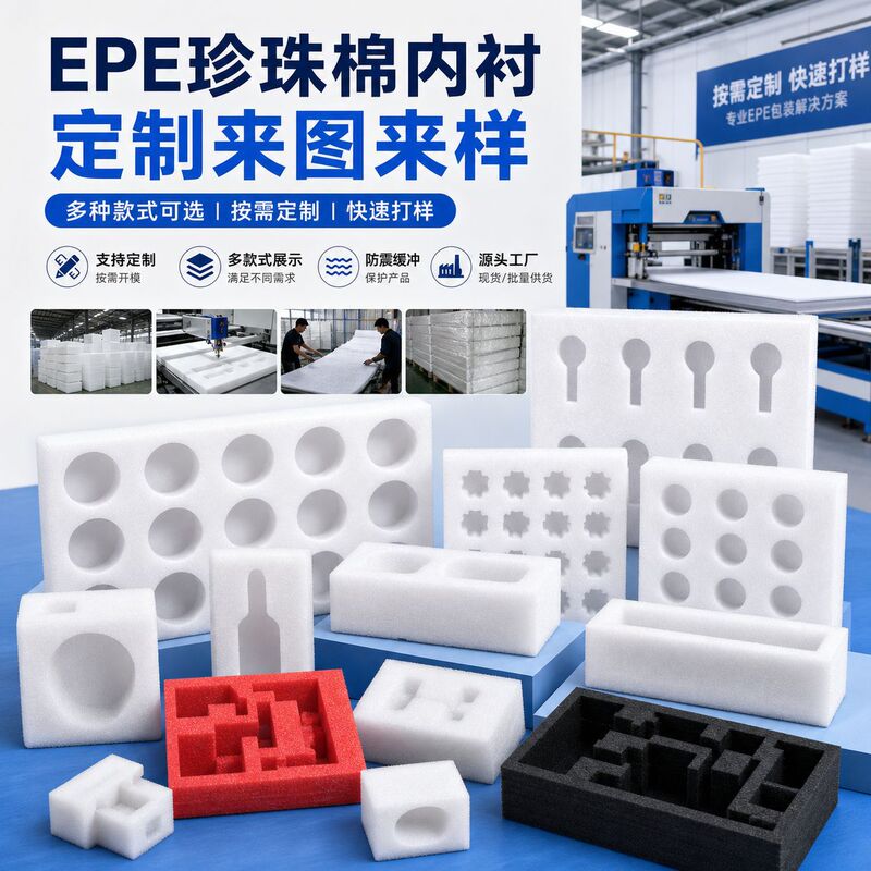 Pearl Foam Padding for Express Packaging, Shockproof Cushioning, and Irregular-Shaped Epe Pearl Foam Sheets