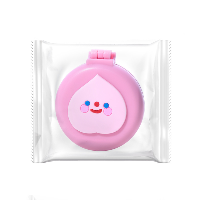 Cartoon cute, soft and adorable mirror comb, mini portable comb, mirror integrated, airbag air cushion comb, massage comb undefined