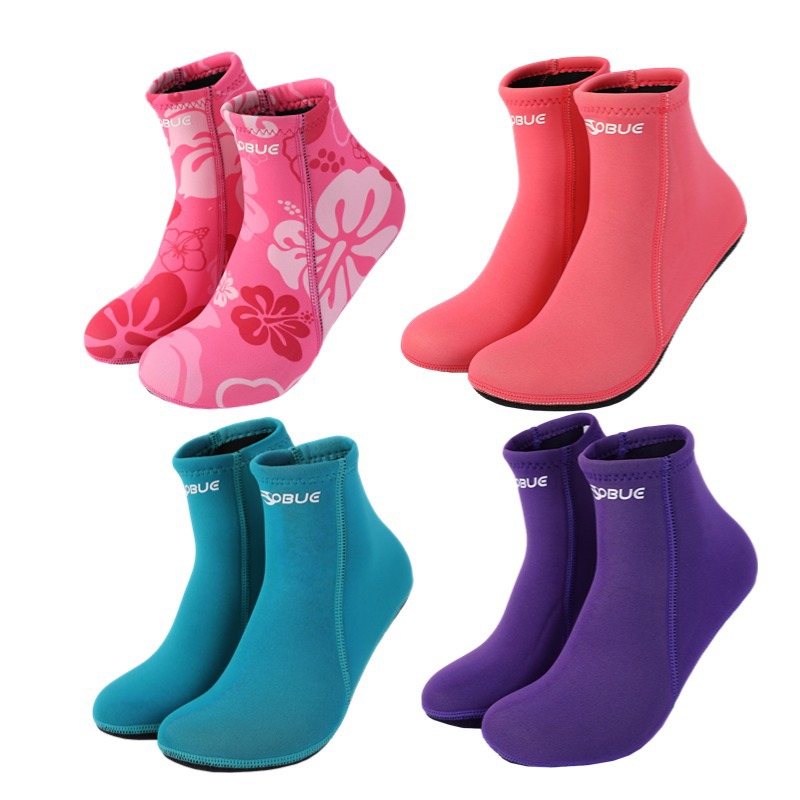 Free Diving Socks for Men and Women 2-3mm Warm Deep Snorkeling Socks Surfing Winter Swimming Non-Slip Fins Socks